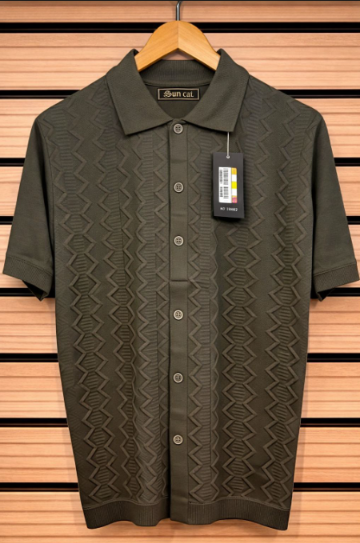 Camisa Tricot Botão — foto 4