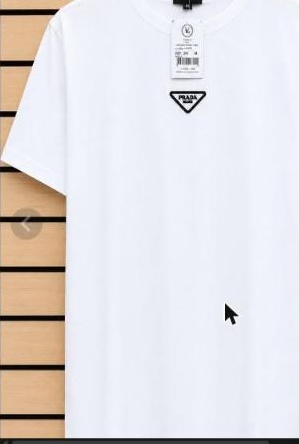 Camiseta Algodão Egípcio Prada
