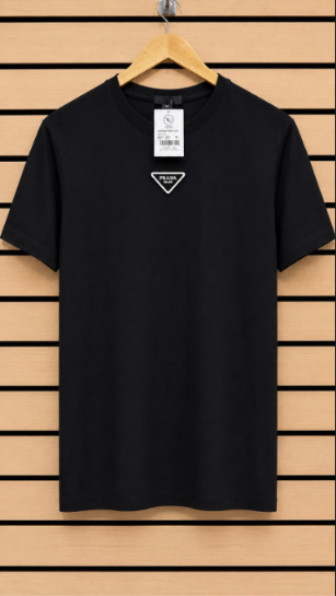 Camiseta Algodão Egípcio Prada — foto 3