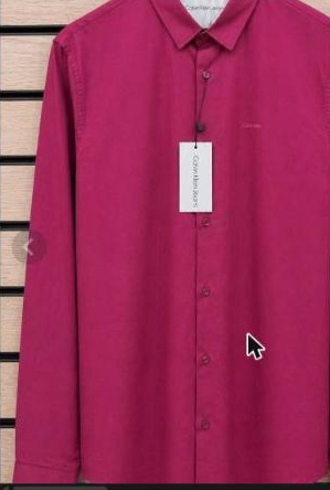 Camiseta Social Manga Longa CalvinKlein