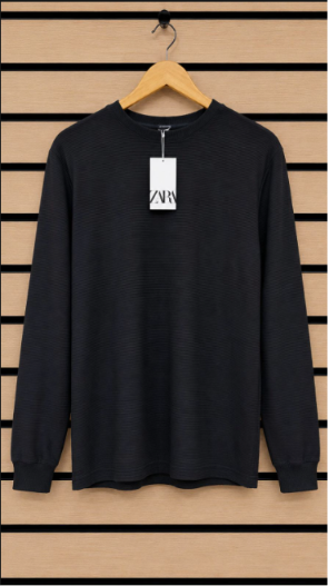 Camiseta Zara manga longa — foto 4