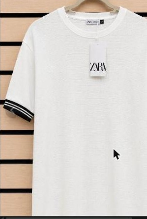 Camiseta Zara Texturizada