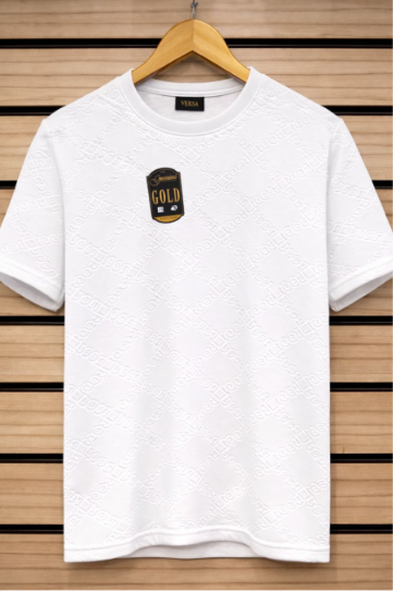 Camiseta Zara Texturizada — outra cor