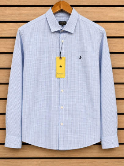 Camisas risca de giz manga longa — foto 9