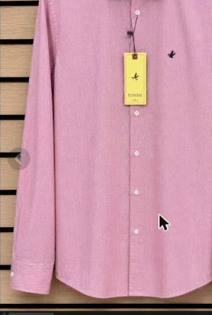 Camisas risca de giz manga longa