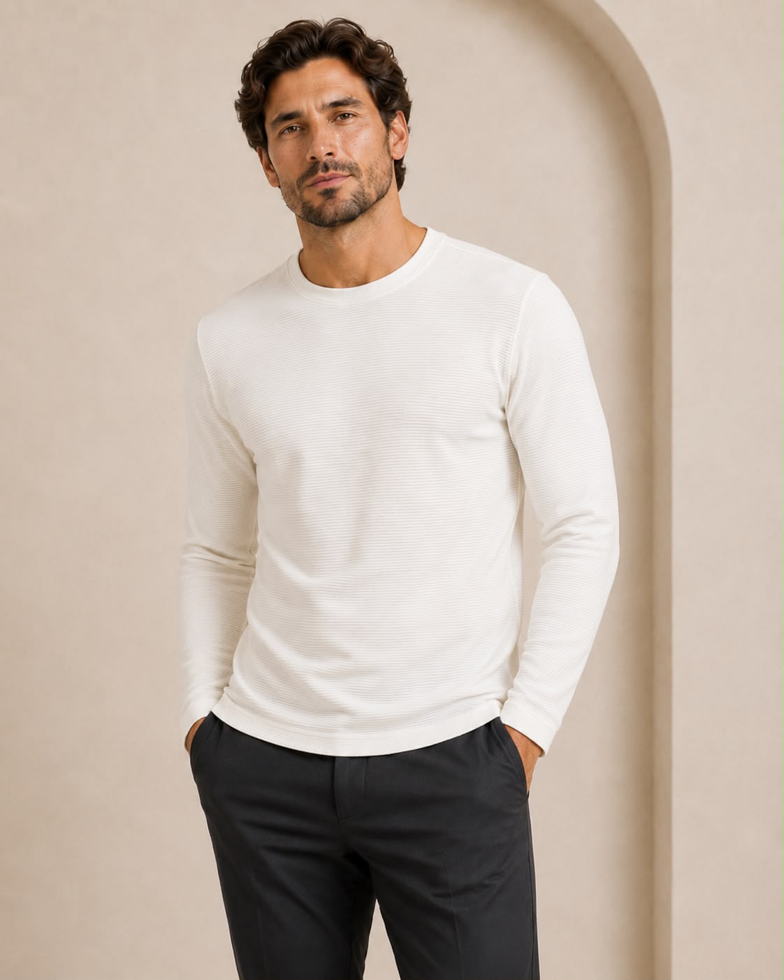 Camiseta Zara manga longa — outra cor