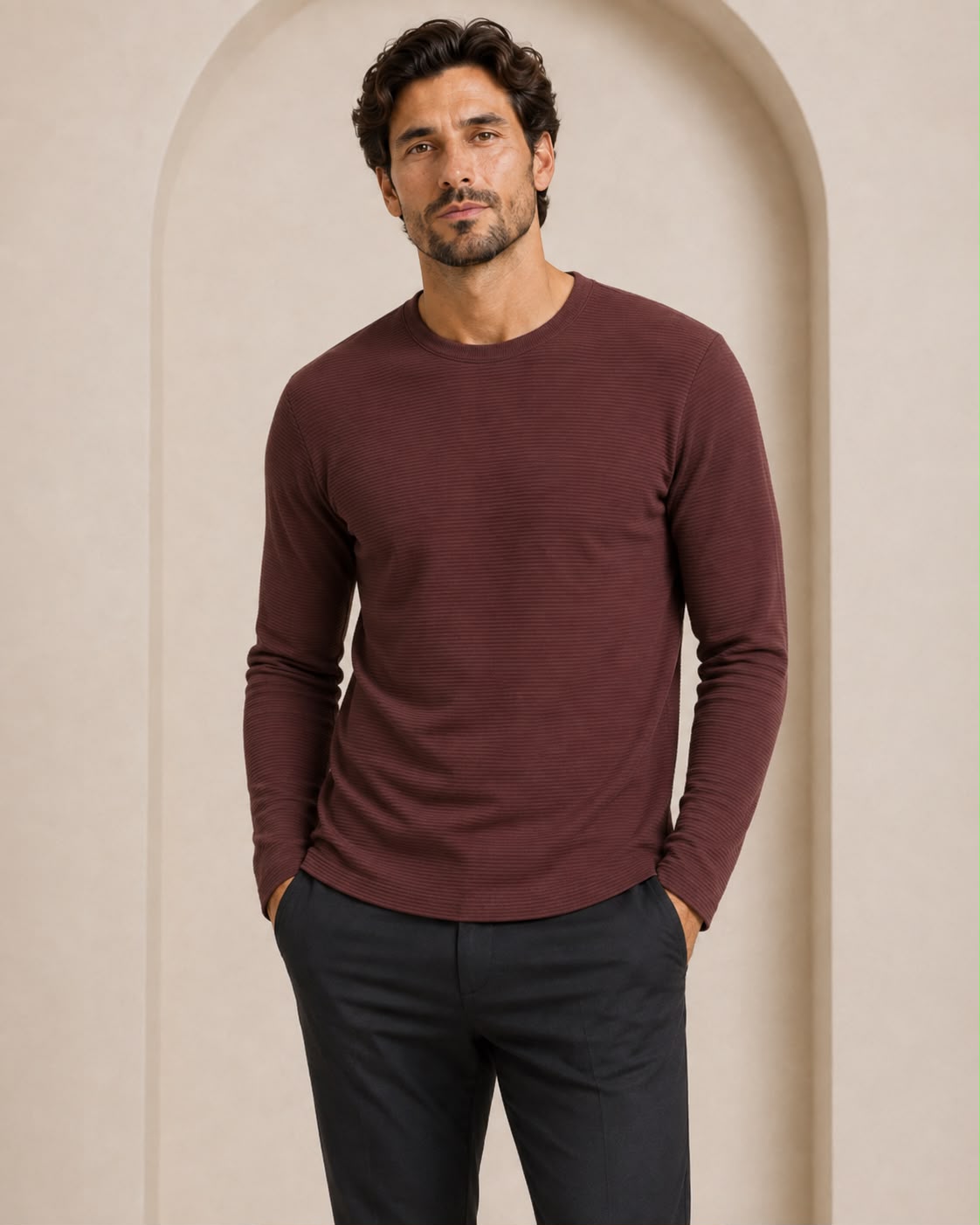 Camiseta Zara manga longa