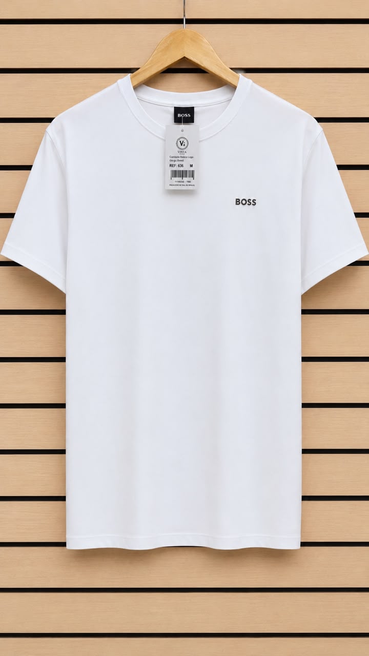 Camiseta Algodão Egípcio Hugo Boss — outra cor