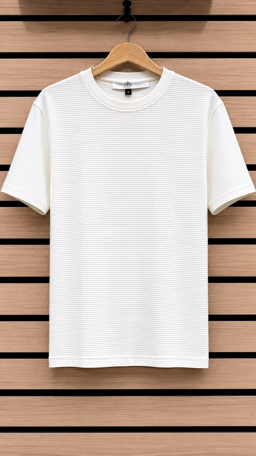 Camiseta Zara Texturizada