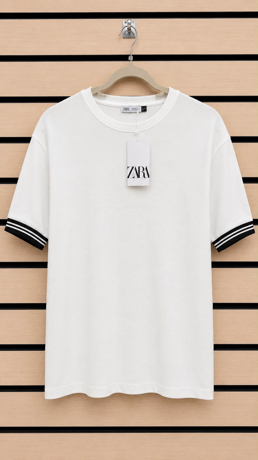 Camiseta Zara Texturizada