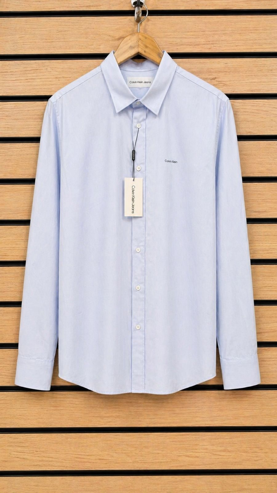 Camiseta Social Manga Longa CalvinKlein — outra cor